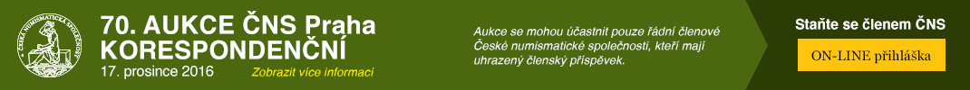 ČNS Praha, 70. aukce - KORESPONDENČNÍ