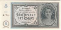 Protektorát 1939 - 1945, 5 Koruna b.l. (1940)