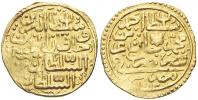 Ahmed I. (1603-17). Au sultani (altin) AH 1021 (3