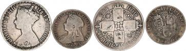 1 Florin 1864 - gotický typ KM 746