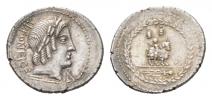 Mn. Fonteius C.f.  Denarius circa 85