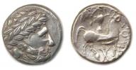 AR Tetradrachma - typ Audoleon / Vogelreiter