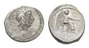 M. Cato Quinarius Denarius circa 89