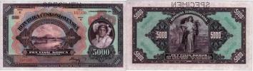 5000 Koruna 1920