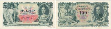 100 Koruna 1931 - přetisk