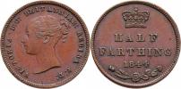 1/2 Farthing 1844