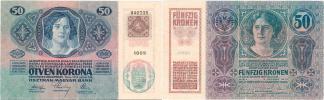 50 Koruna 1914 - kolkovaná