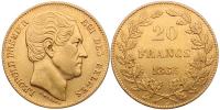 Belgie, Leopold I. 1831 - 1865, 20 Frank 1865