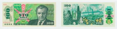 100 Koruna 1989