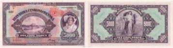 5000 Koruna 1920 - přetisk