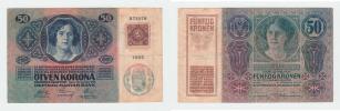 50 Koruna 1914 - kolkovaná