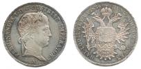 1/2 Tolar 1836 A - FERDINANDUS_R!