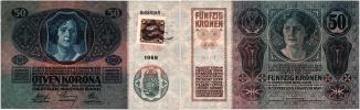 50 Koruna 1914 - kolkovaná