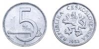 5 Koruna 1952 - nevydaná - původní ražba