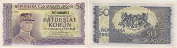 50 Koruna b.l.(1945)