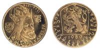 ČSSR, Karel IV. 1378-1978, dukát 1980 1808ks Au 986 3.49gr. N.138