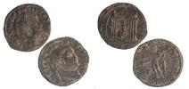 Galerius 305-311 follis R:Genius,Maxentius 306-312 follis R:Roma v chrámu Sear 3679 2ks