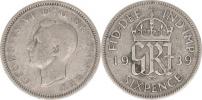 6 Pence 1939 KM 852