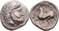 AR Tetradrachma - typ Kapostaler - hlava zprava /