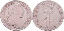 4 Pence 1702 bz