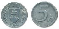 5 Haléř 1942  Zn_dr.st.kor.  R!