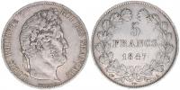 5 Frank 1847 A